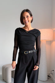 Maren mesh top