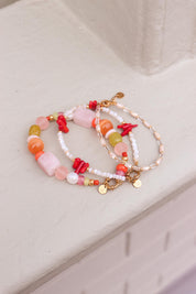 Coral crush armbandje