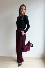 Juta broek bordeaux