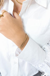 Smooth snake armbandje