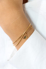 Baby smooth snake armbandje