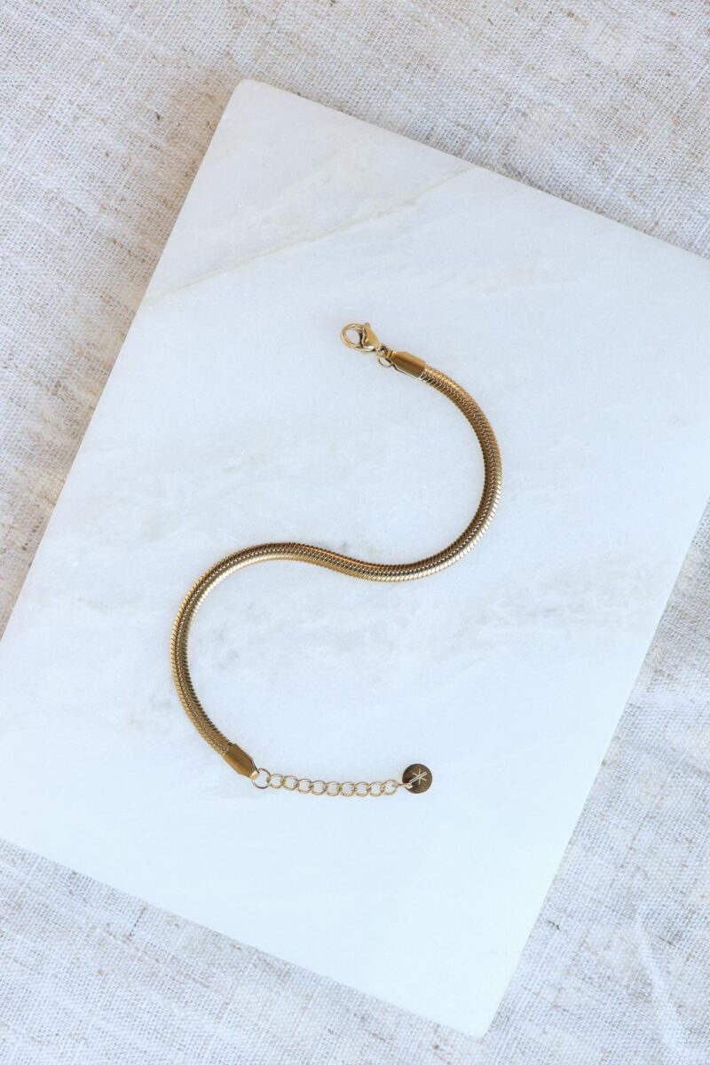 Smooth snake armbandje