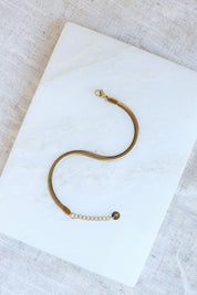 Smooth snake armbandje