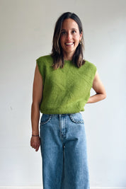 Ella debardeur olijfgroen