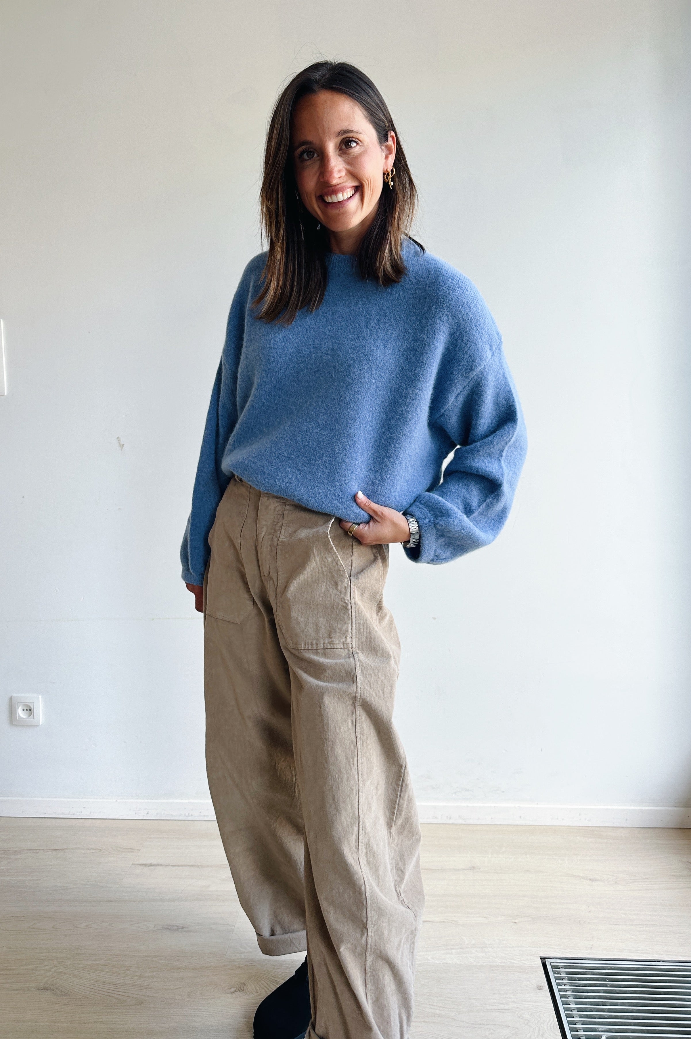 Emilia pull lichtblauw