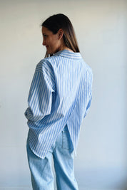 Almira blouse blauw