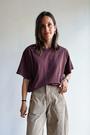 Kiana t-shirt washed roest
