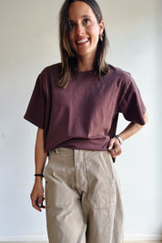 Kiana t-shirt washed roest