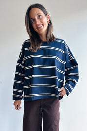 Jozefien longsleeve t-shirt marine