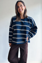 Jozefien longsleeve t-shirt marine