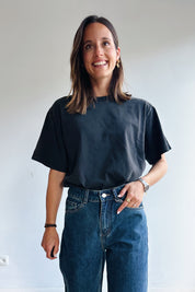 Kiana t-shirt washed grijs