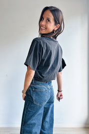 Kiana t-shirt washed grijs