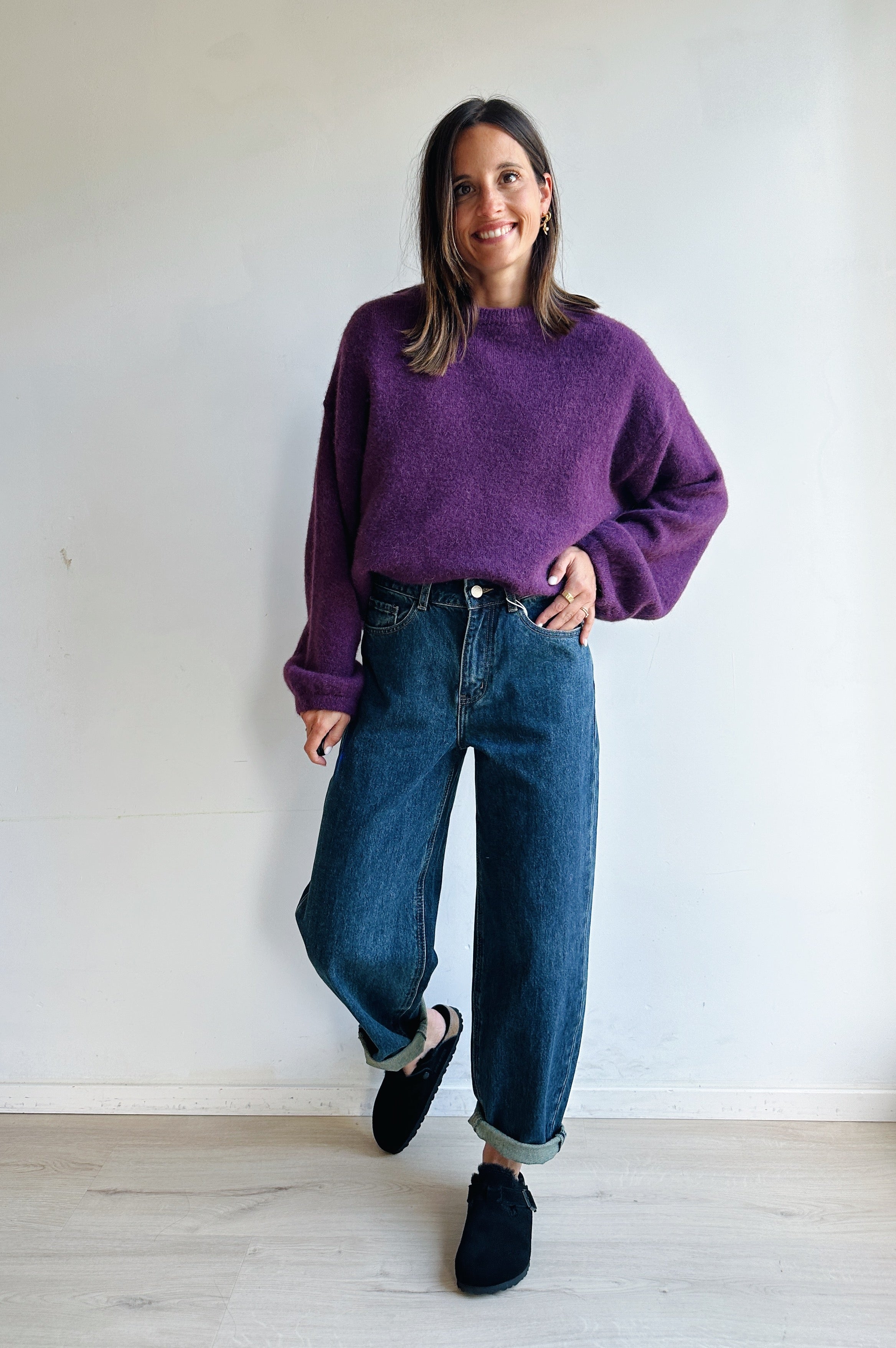 Emilia pull aubergine