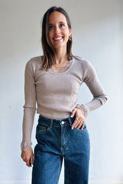 Elise top beige
