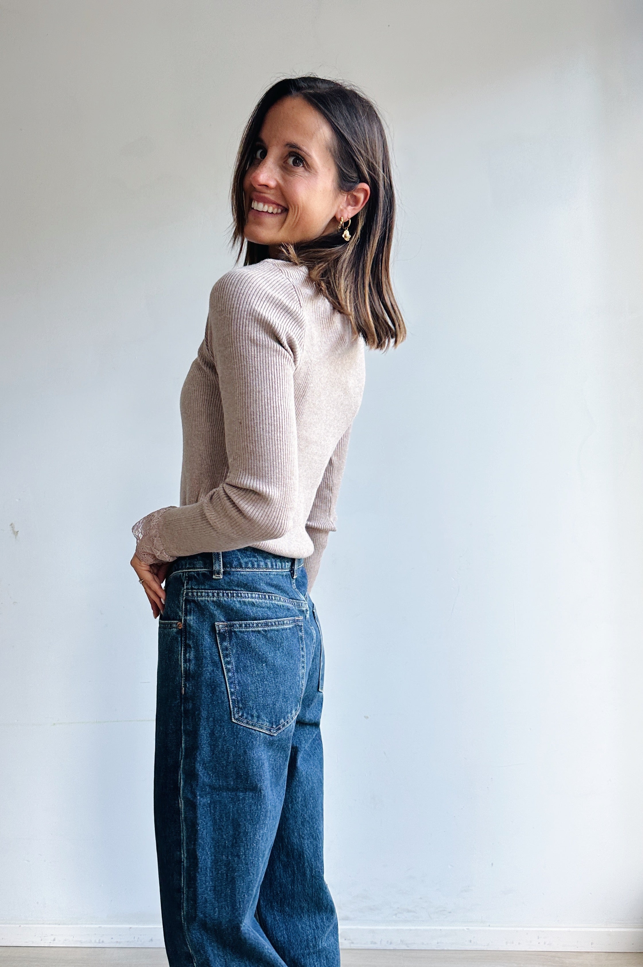 Elise top beige