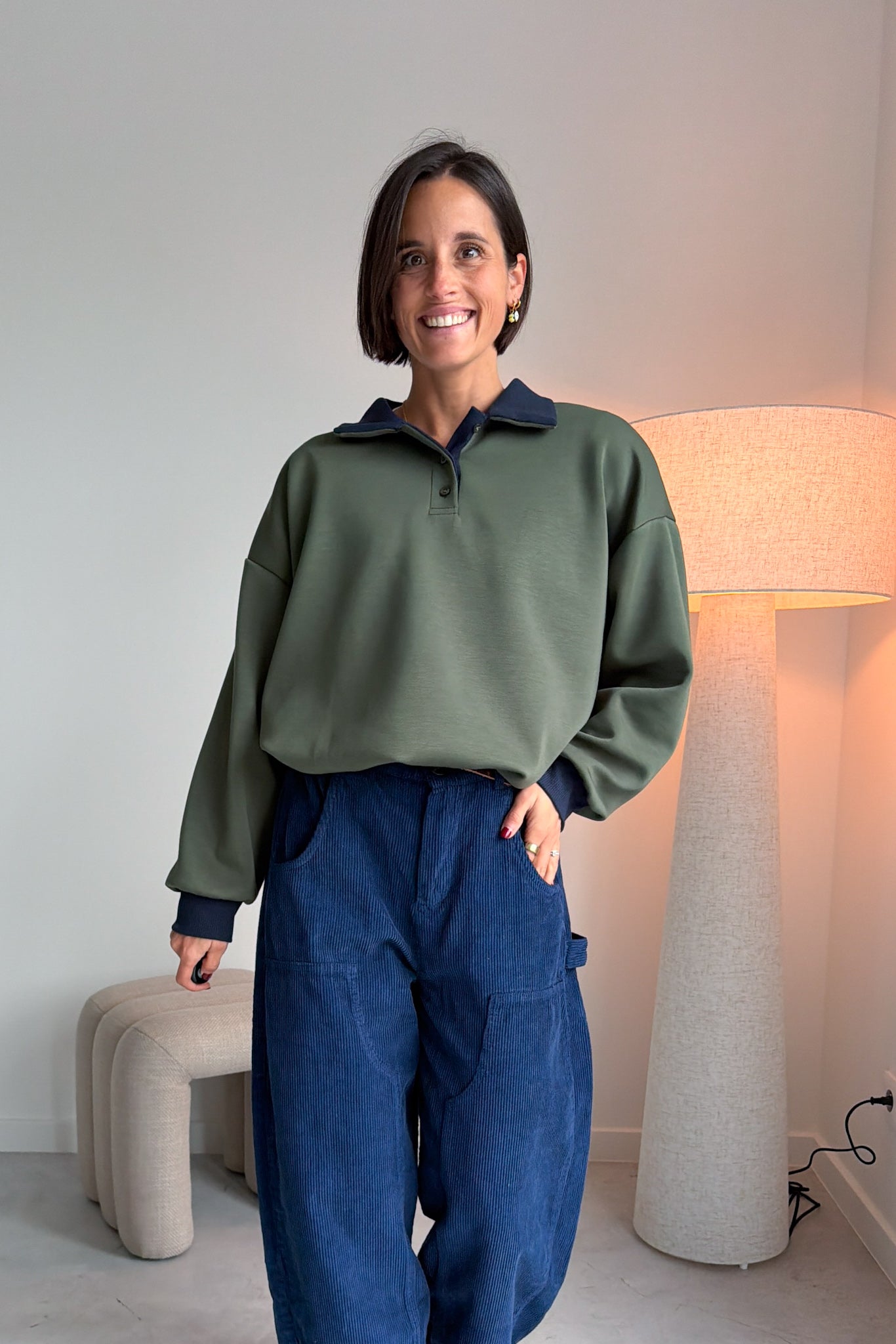 Mace polo sweater groen