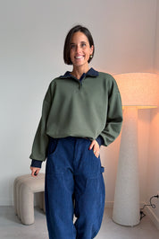 Mace polo sweater groen