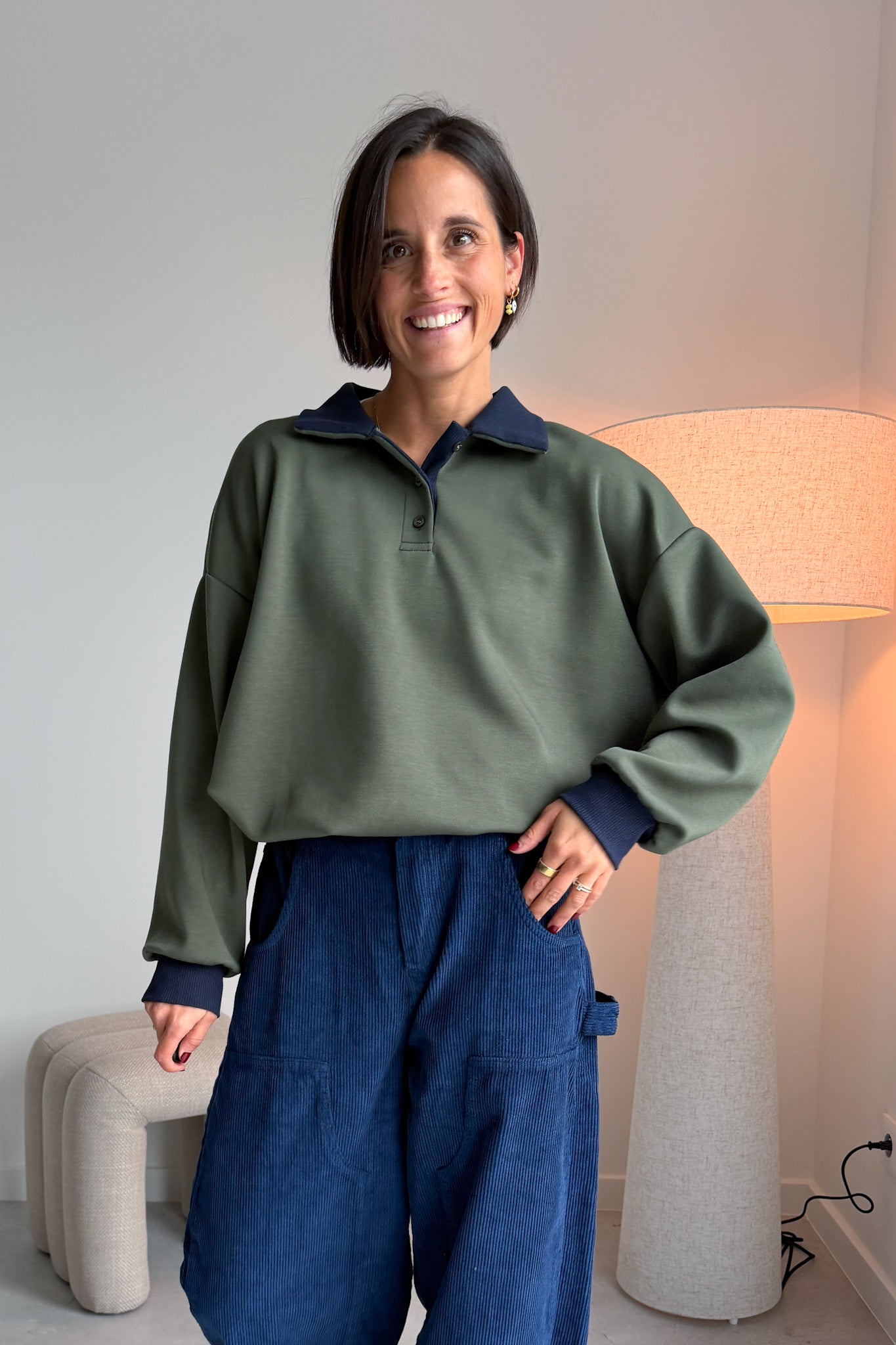 Mace polo sweater groen