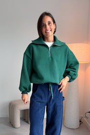 Nelle zip sweater