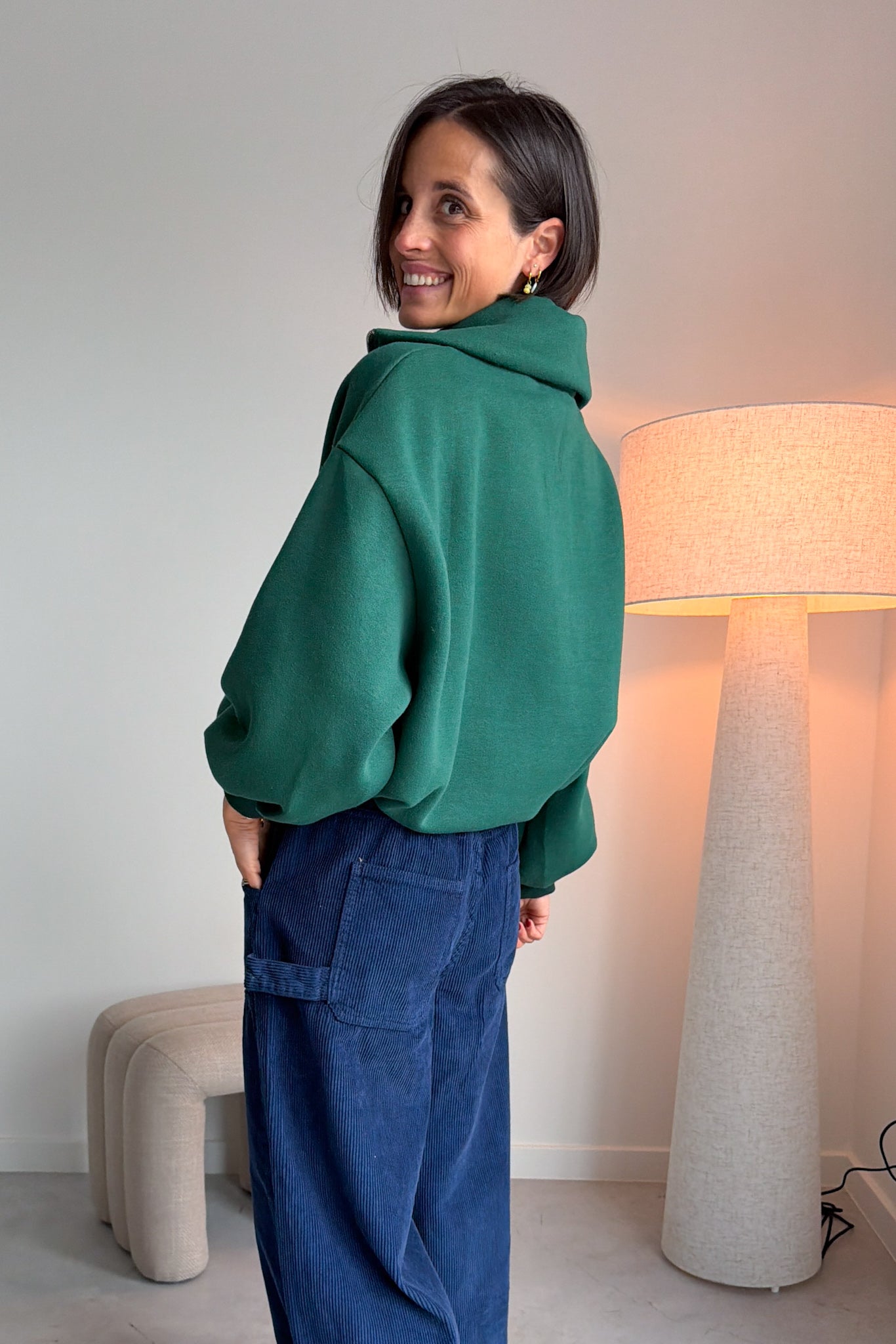 Nelle zip sweater