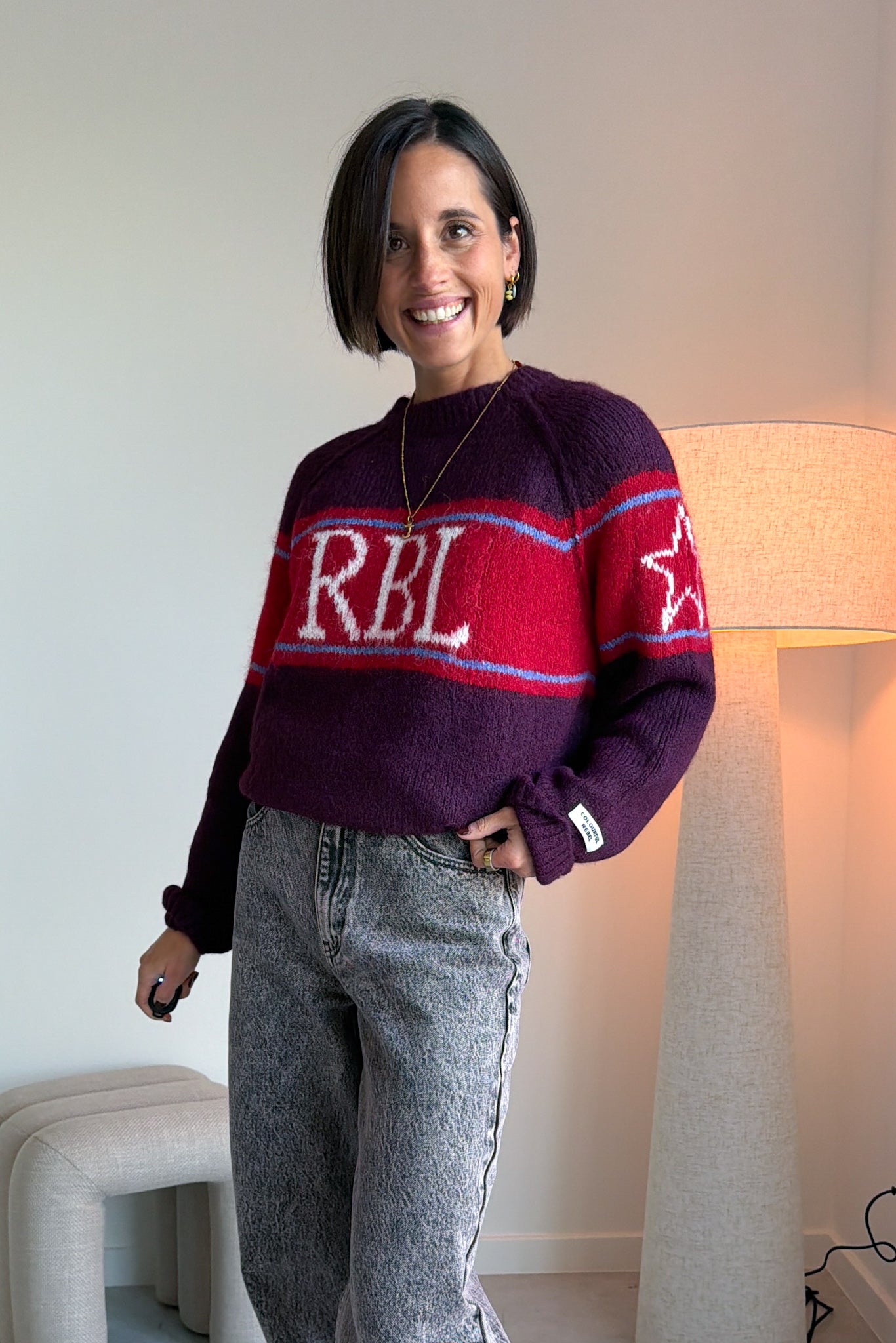 Lou rebel pull paars