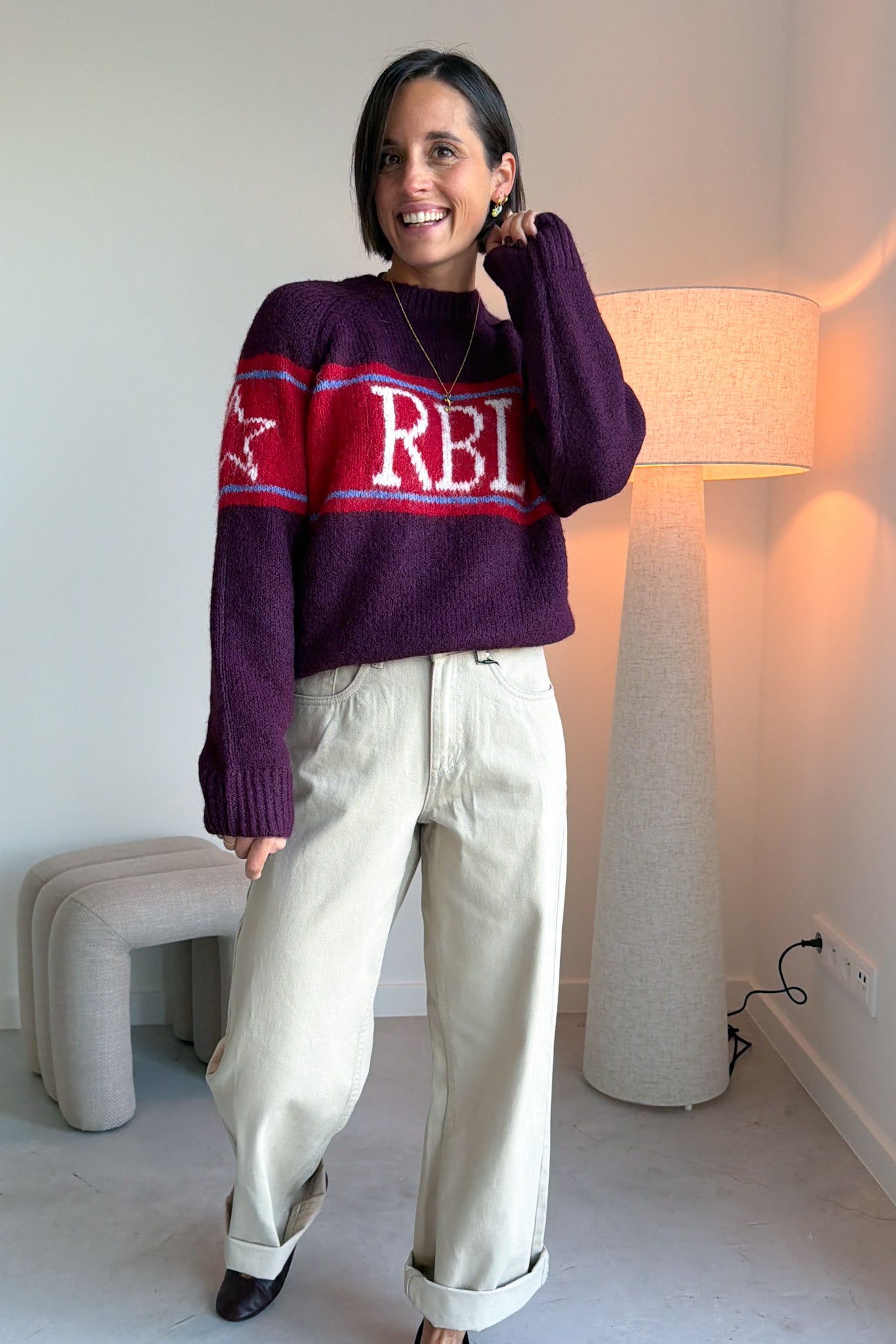 Lou rebel pull paars