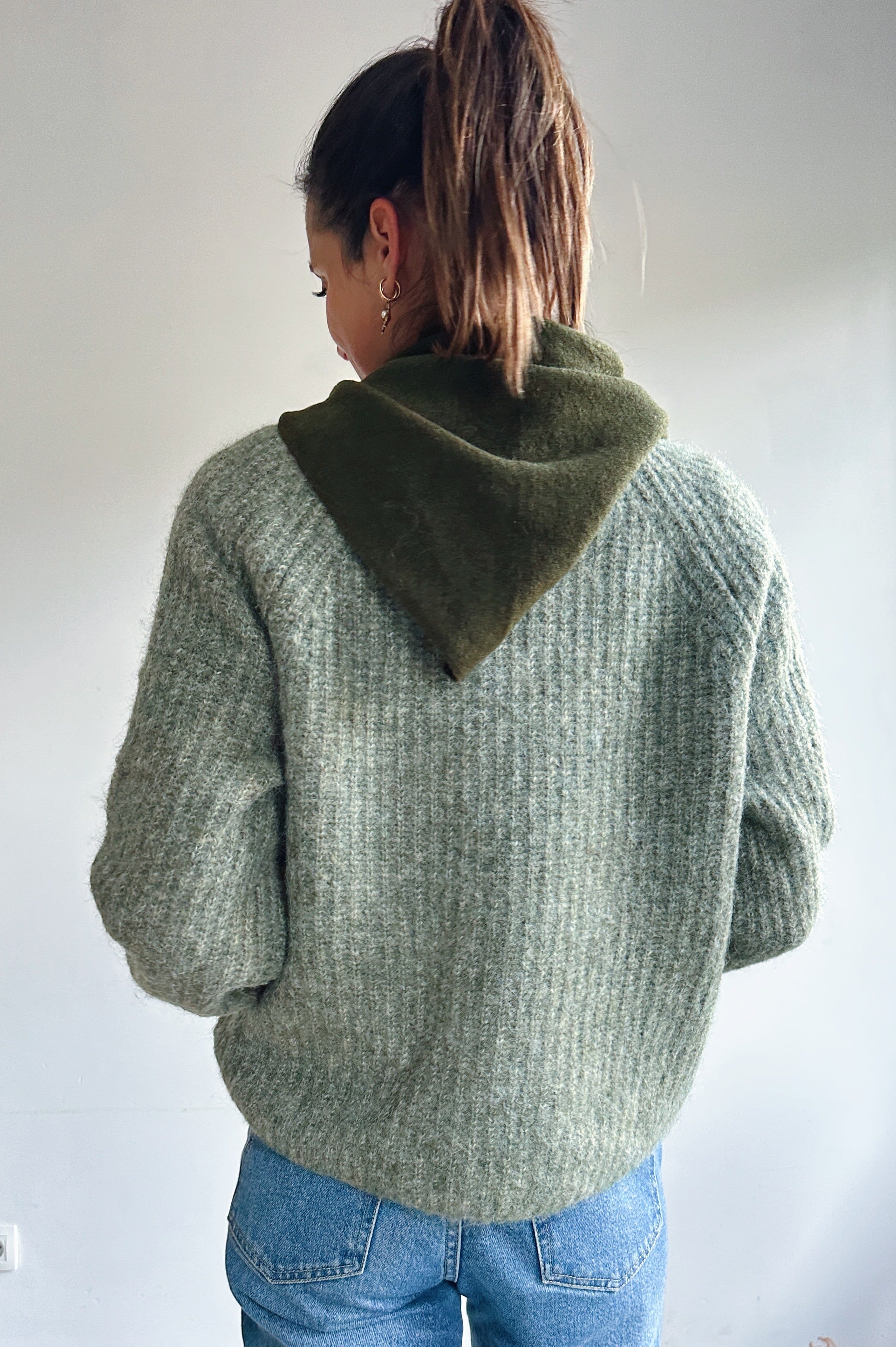 Ellis sjaaltje khaki