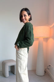 Yara gilet donker groen