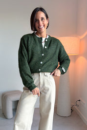 Yara gilet donker groen