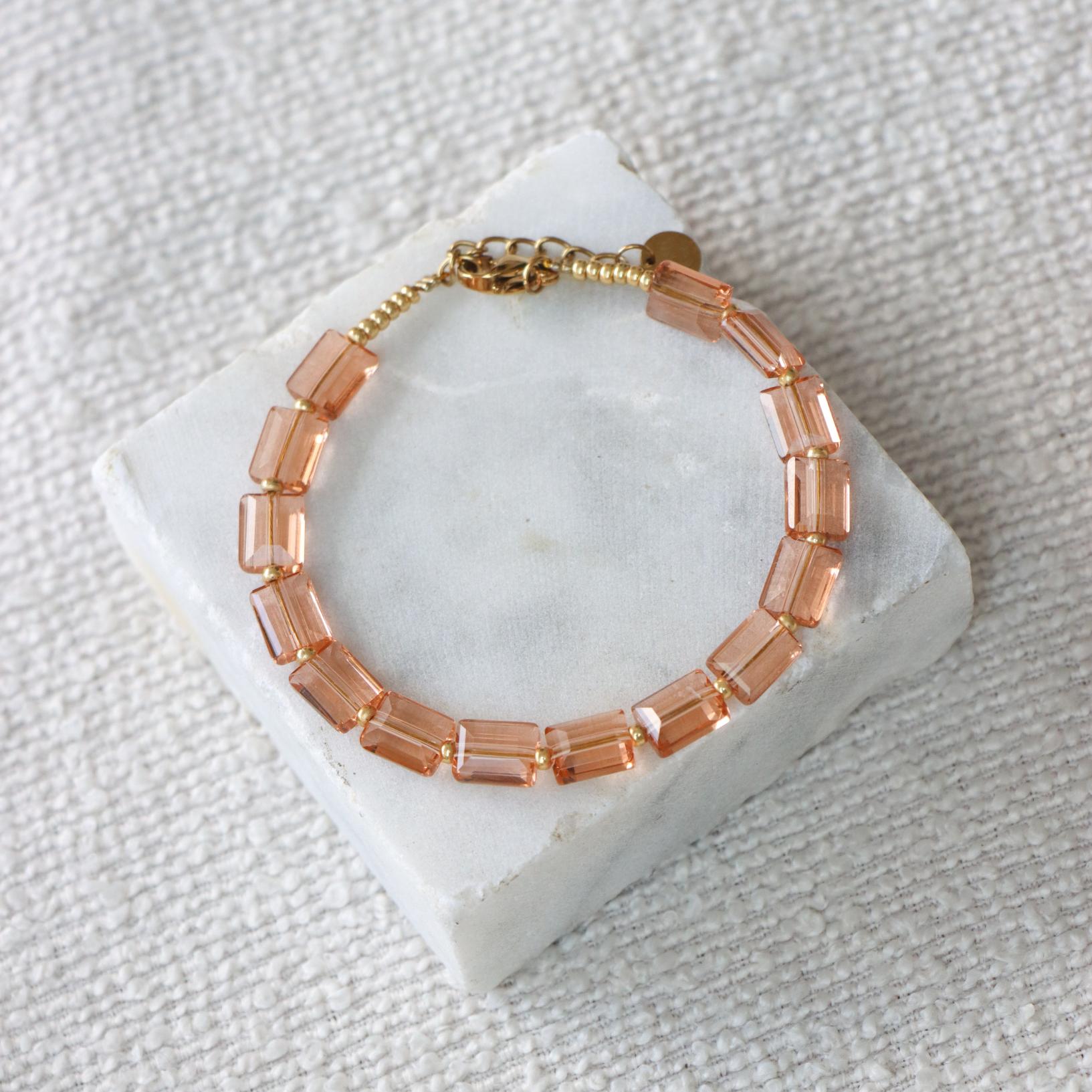 Blush armbandje