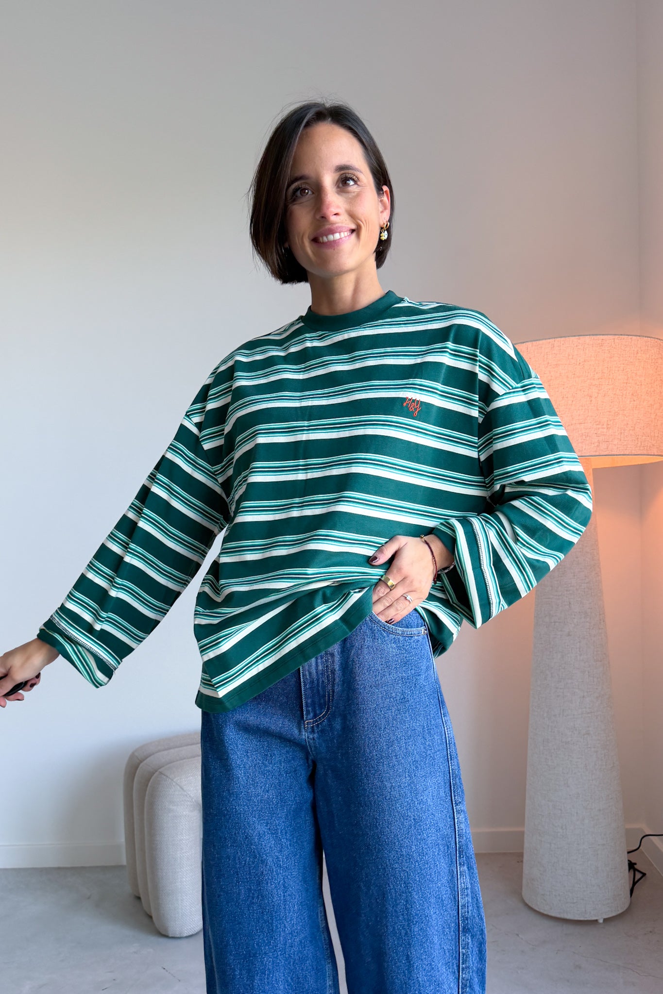 Tommy longsleeve atlantic stripe