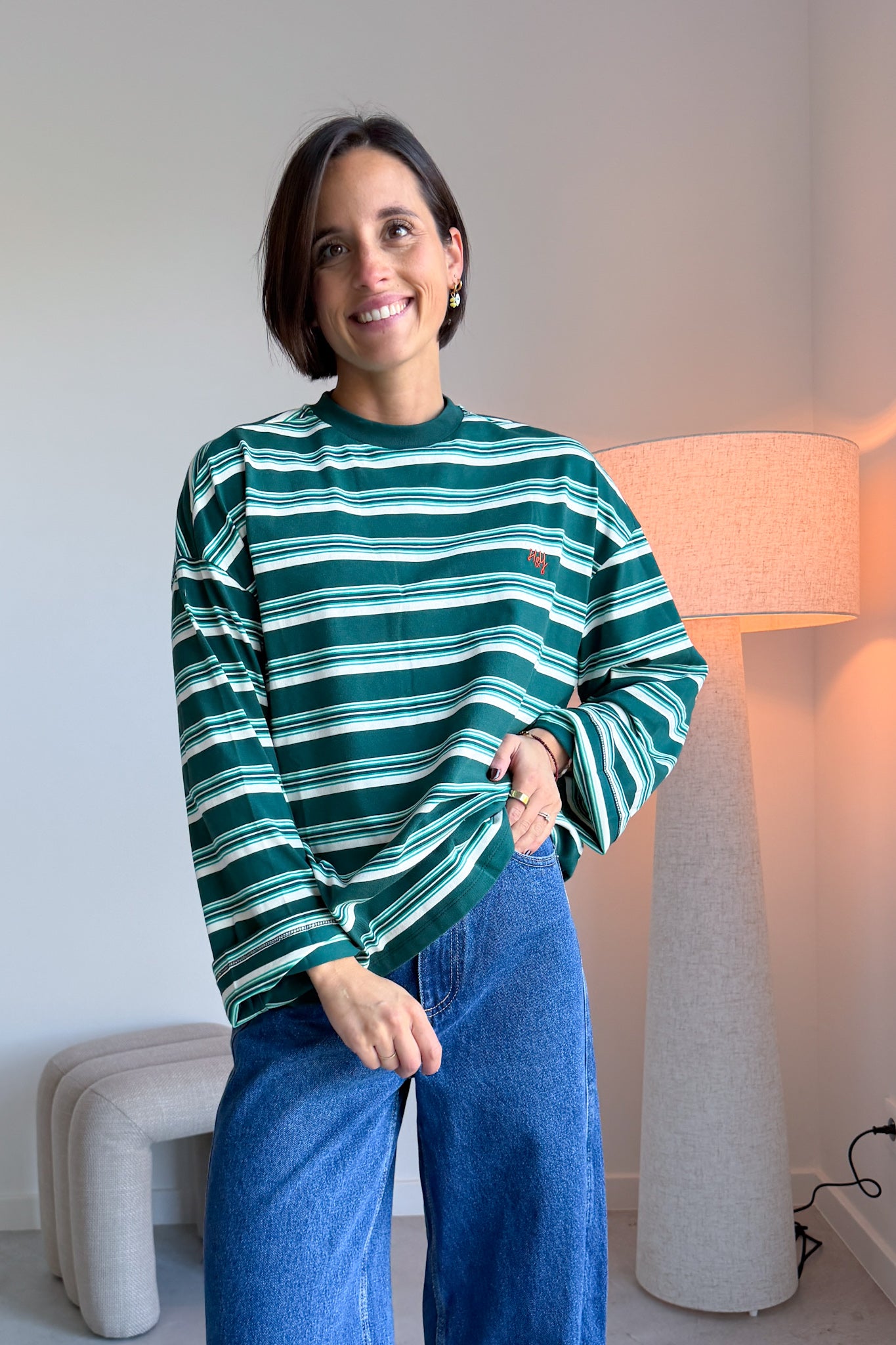 Tommy longsleeve atlantic stripe