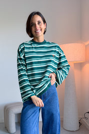 Tommy longsleeve atlantic stripe
