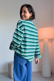 Tommy longsleeve atlantic stripe