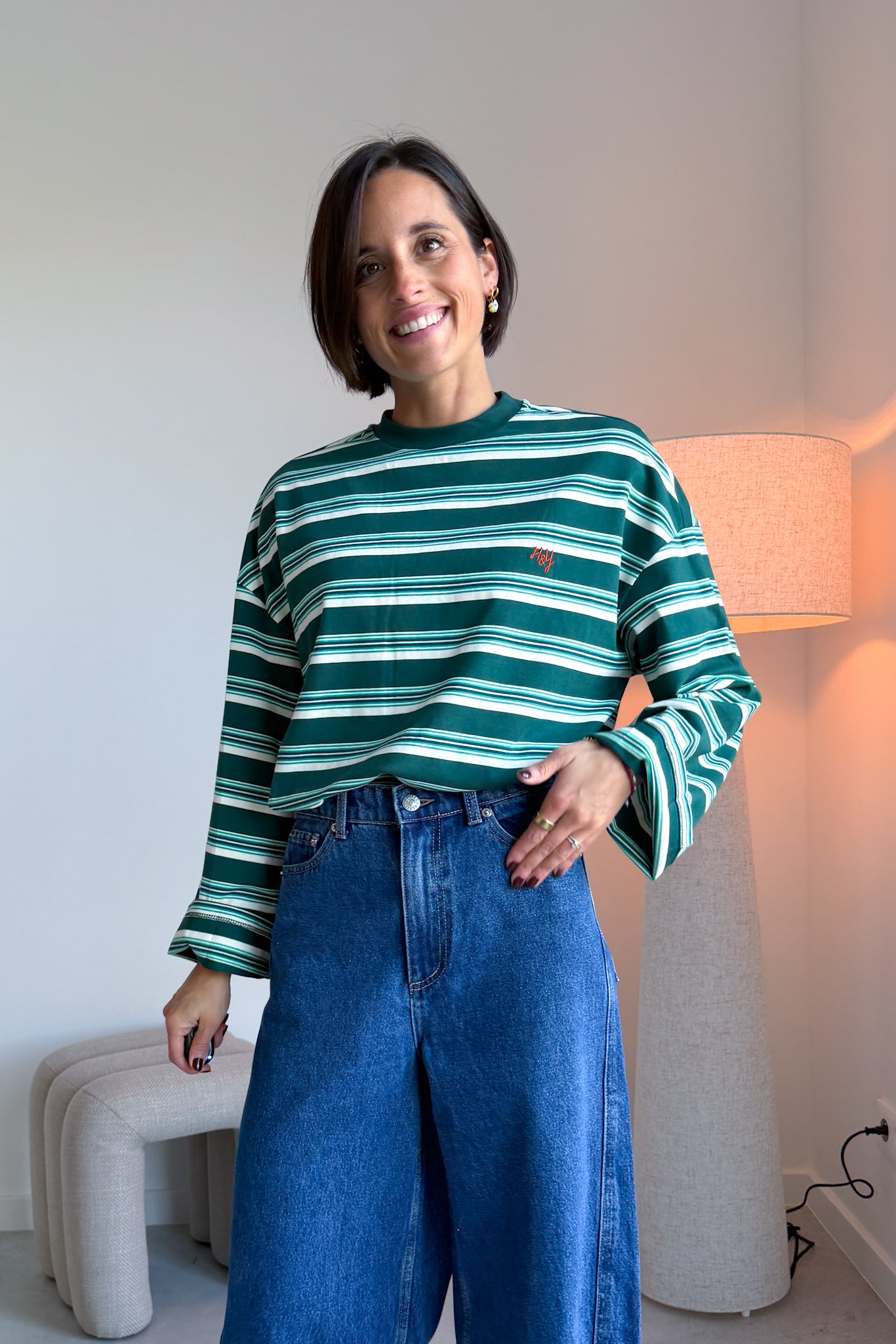 Tommy longsleeve atlantic stripe