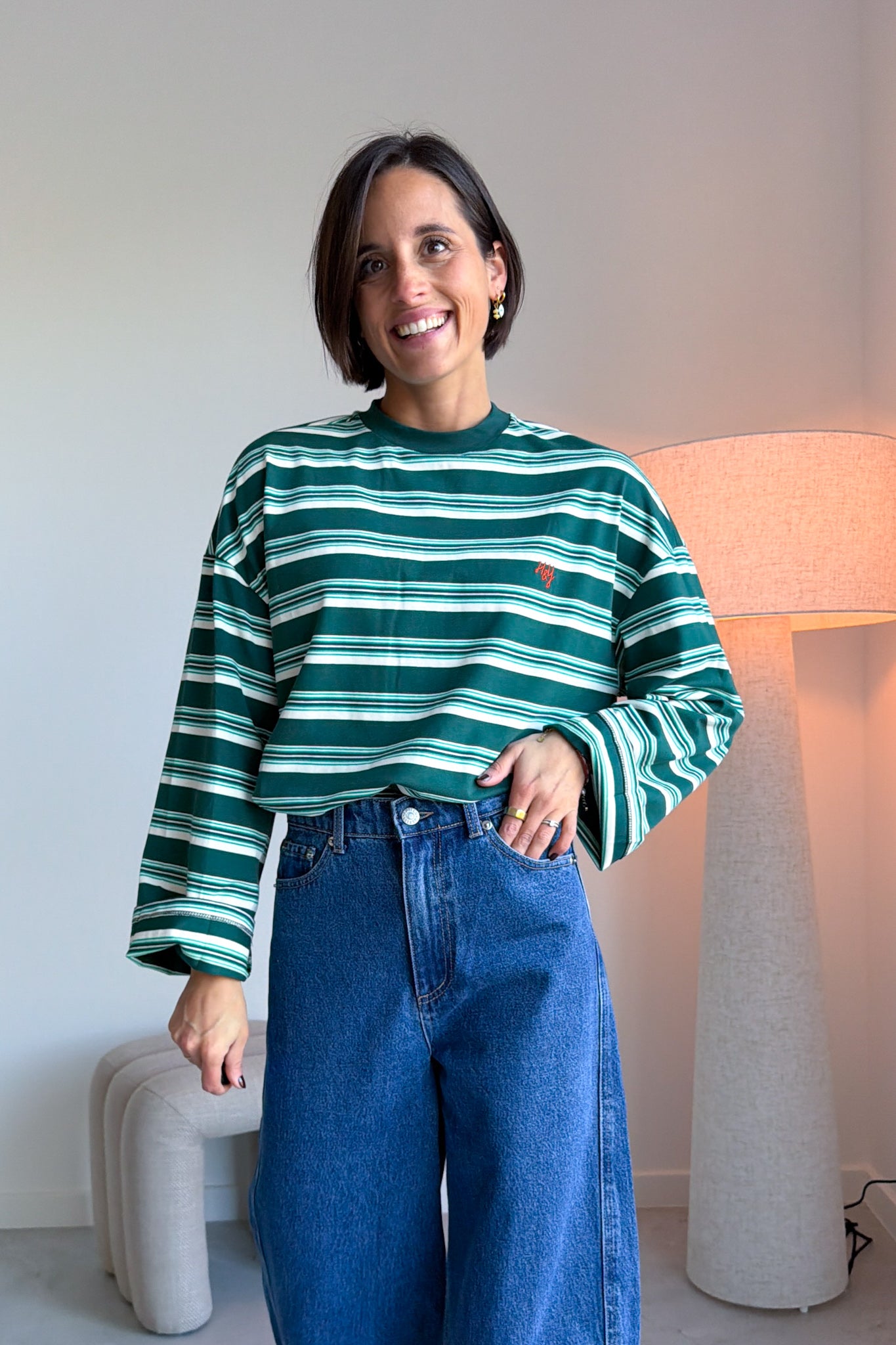 Tommy longsleeve atlantic stripe