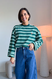 Tommy longsleeve atlantic stripe