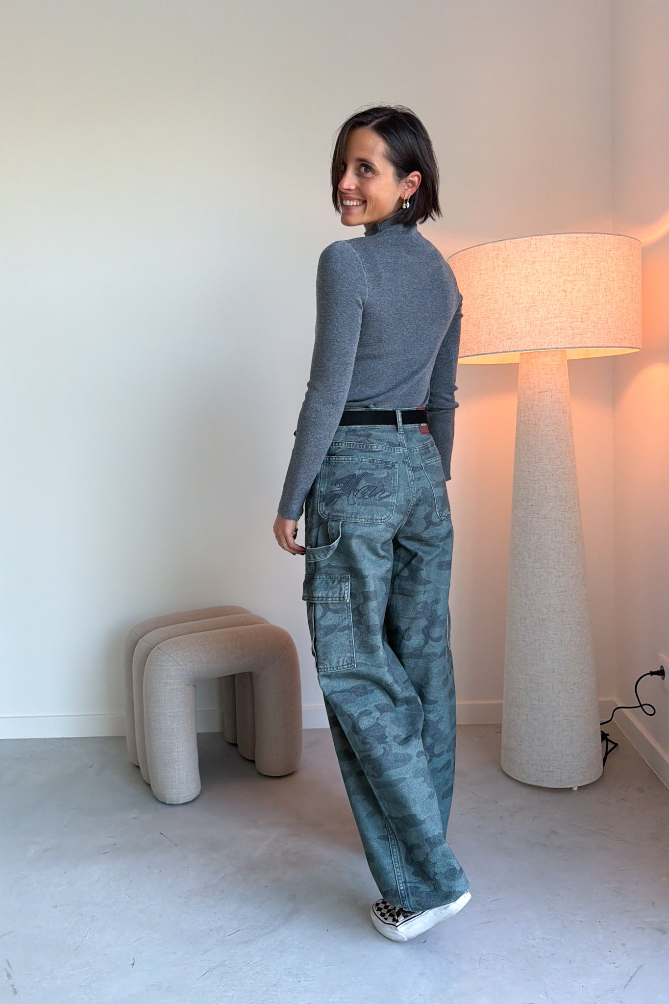 Dana broek camo teal