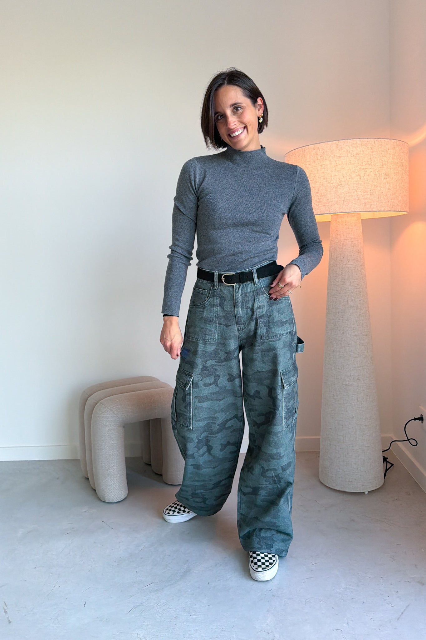 Dana broek camo teal