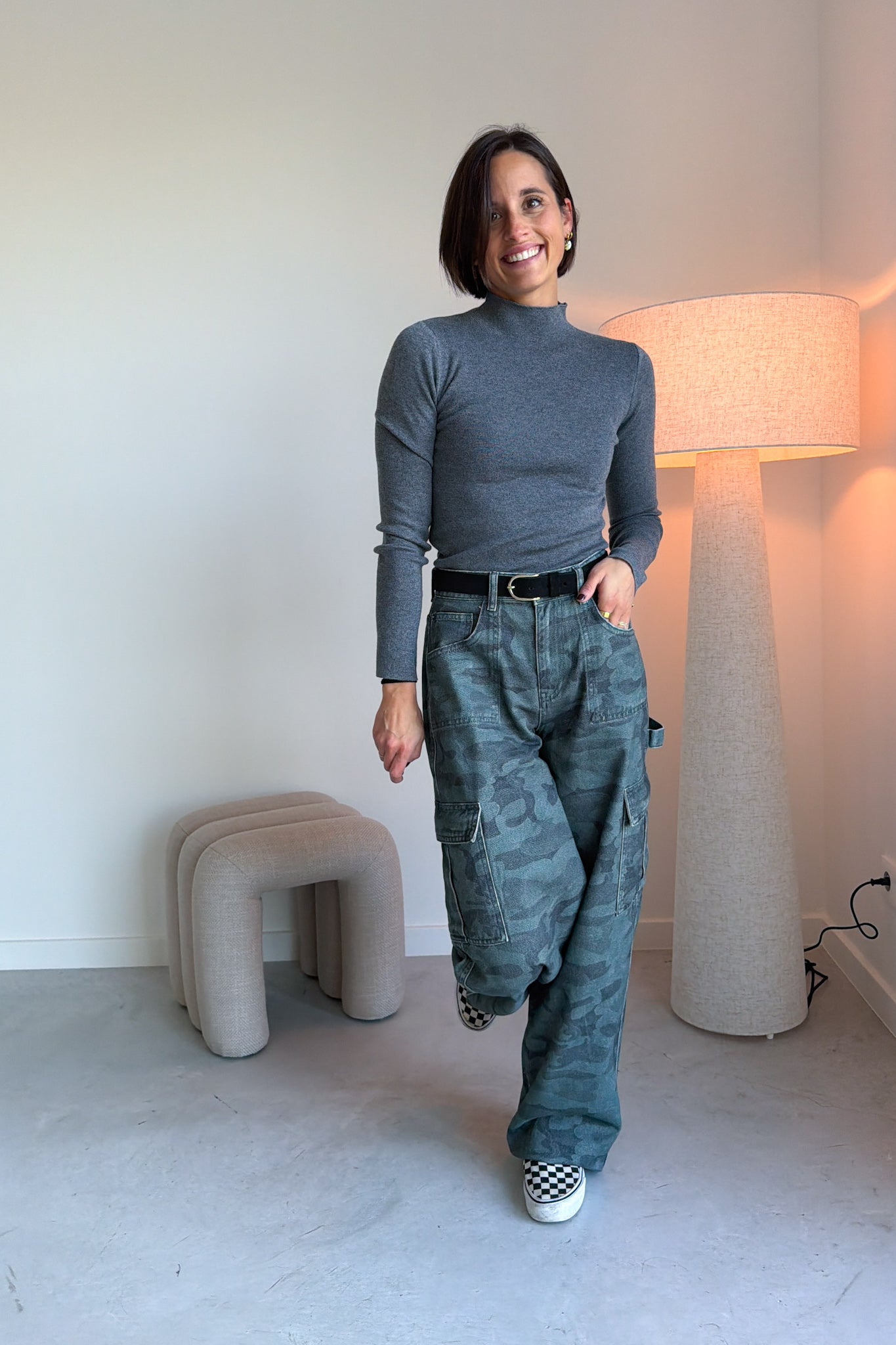 Dana broek camo teal