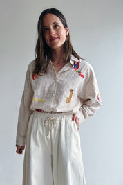 Parrot blouse