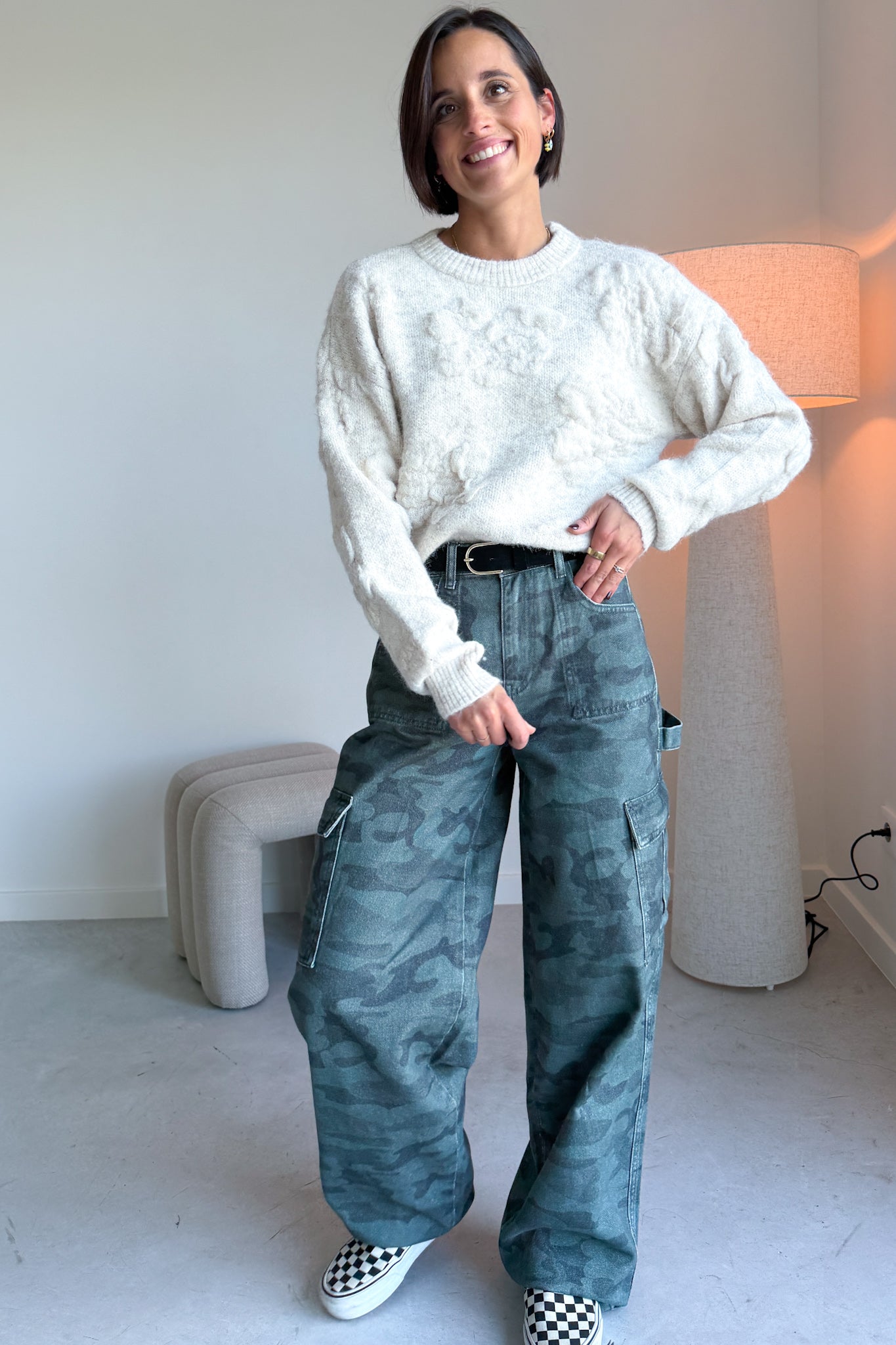 Dana broek camo teal