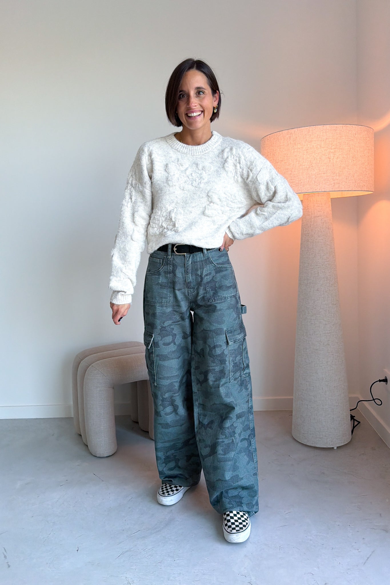 Dana broek camo teal