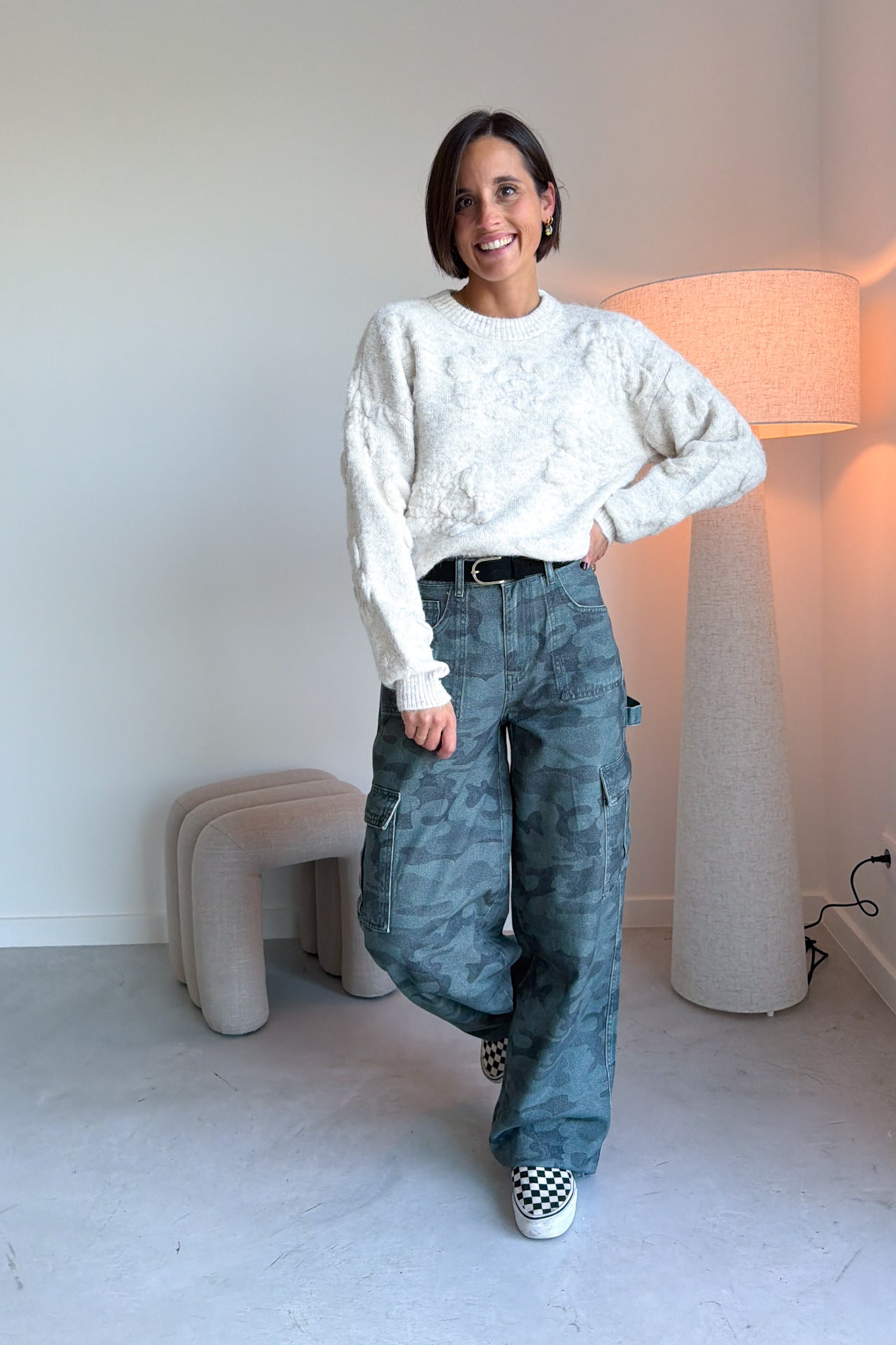 Dana broek camo teal