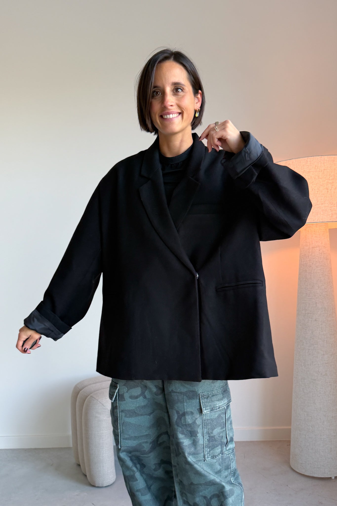 Tirza blazer zwart