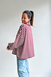 Ozanne sweater roze bordeaux