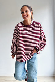 Ozanne sweater roze bordeaux