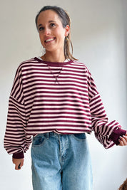 Ozanne sweater roze bordeaux