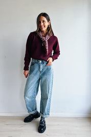 Chapie balloon jeans donker