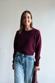 Kaniel pull bordeaux